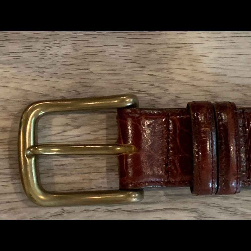 Joan and David Calfskin Belt